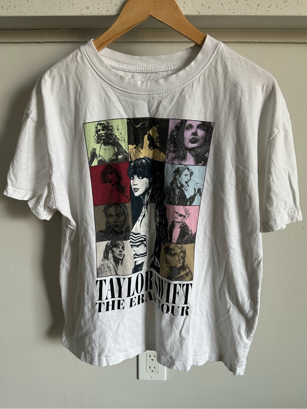 Taylor Swift The Eras Tour White Graphic Tour T-Shirt 2023